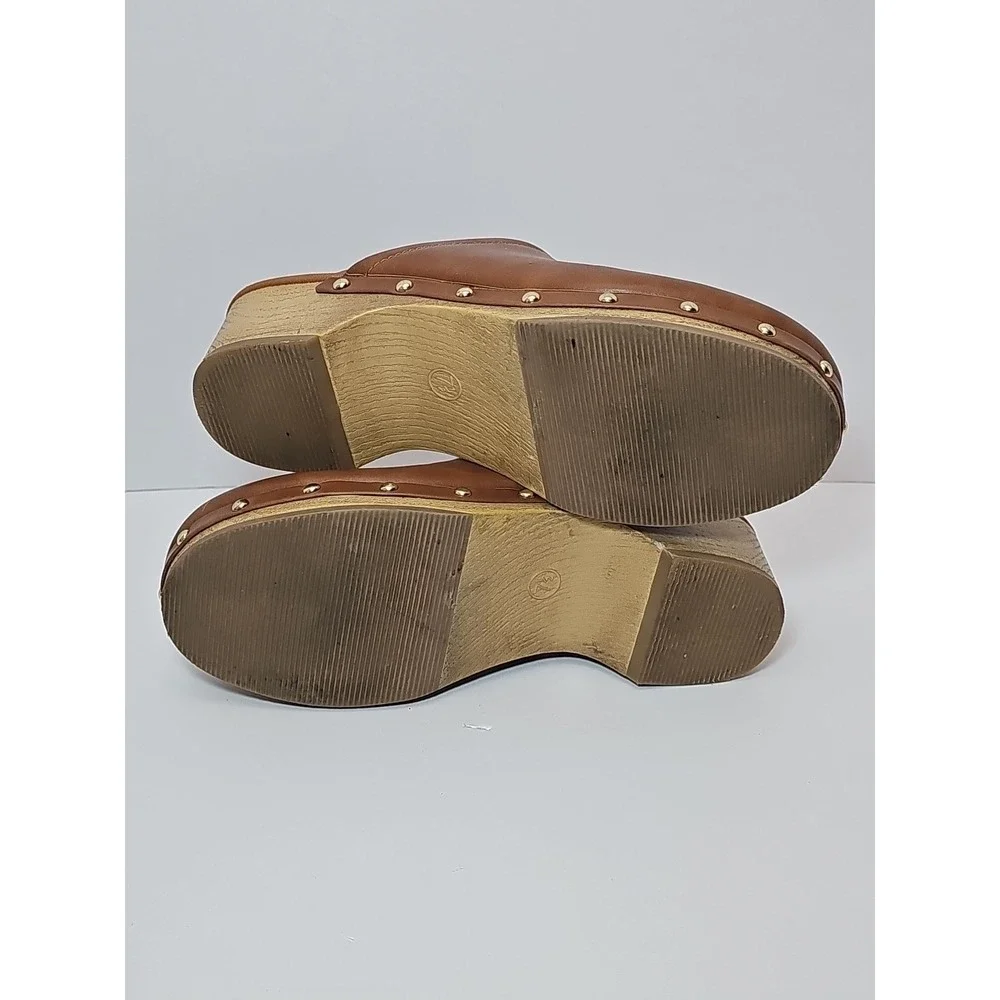 Universal Thread  Women Indra Memory Foam Faux Leather Slip-on Clogs Size 7 1/2 - Picture 9 of 13